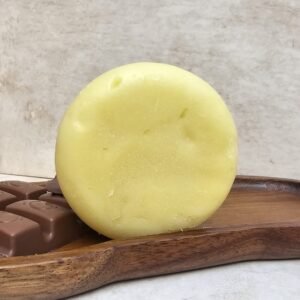 chocolate conditioner bar for damaged hair by ecbeautylab